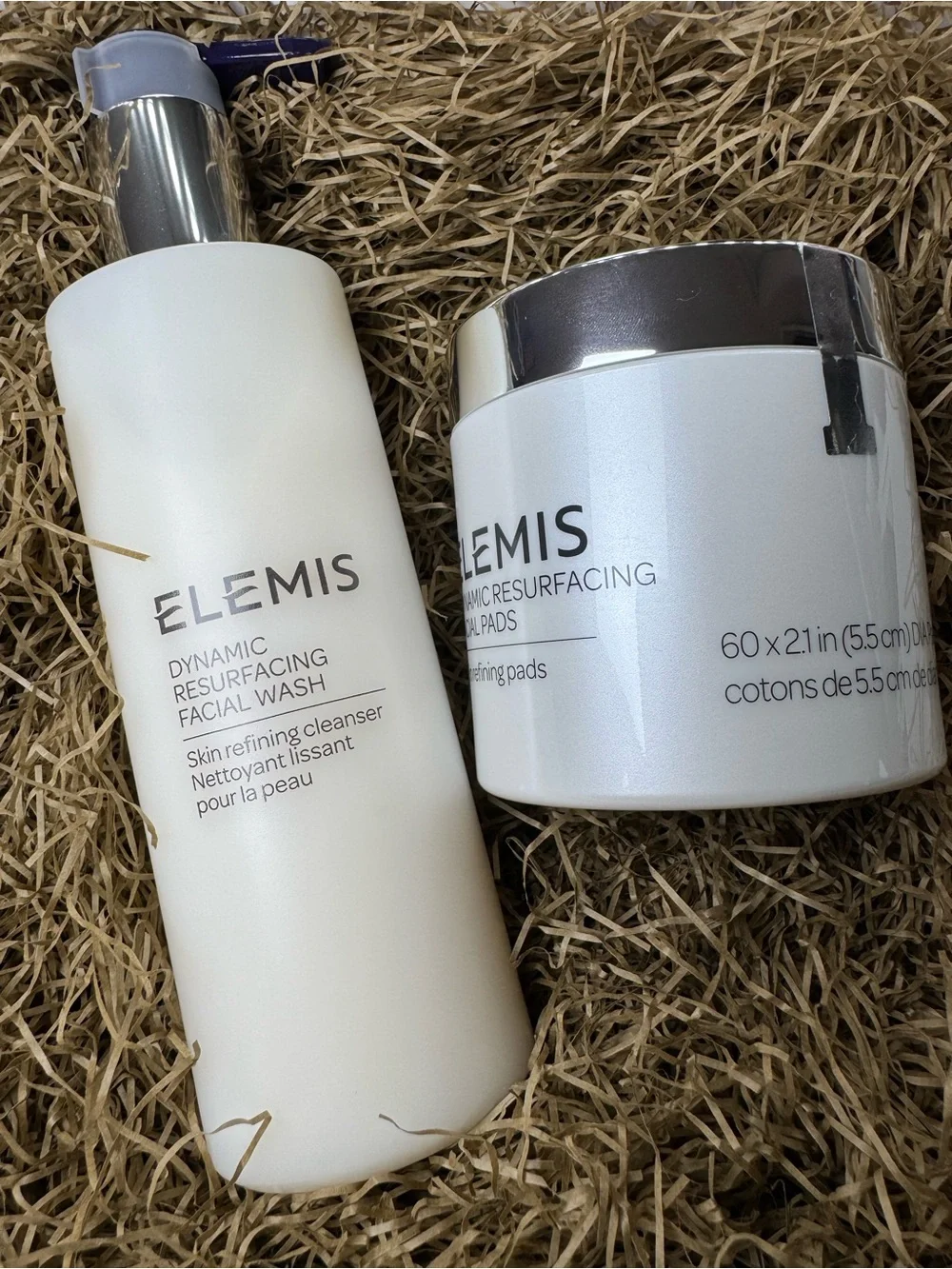 ELEMIS DYNAMIC GENTLE RESURFACING FACIAL WASH & PADS DUO SET